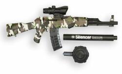 Sunny Blaster AK-47, pușcă de asalt cu gel de apă BB cu accesorii, verde (AK47-greencamo)