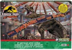 Mattel Jurassic World Adventi naptár mini dinoszaurusz figurákkal (HTK45)