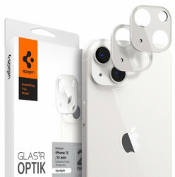 Spigen Folie protectie camera SPIGEN OPTIK. TR CAMERA PROTECTOR 2-PACK IPHONE 13 Mini / 13 Starlight