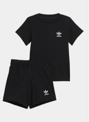 Adidas Set tricou și pantaloni scurți IM3863 Negru Regular Fit