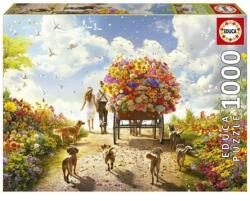 Educa 1000 db-os puzzle - Virágszállítás (19921) (19921)
