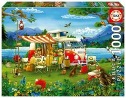 Educa 1000 db-os puzzle - Kempingezés (19922) (19922)