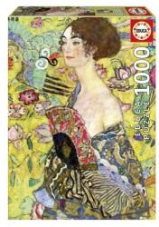 Educa 1000 db-os puzzle - Lady with fan - Gustav Klimt (19932) (19932)