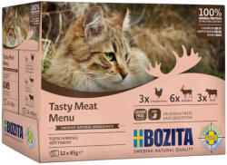 Bozita 12x85g Bozita falatok húsmenü aszpikban (3 változat) nedves macskatáp