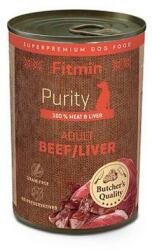 Fitmin dog Purity konzerv marhahús és máj 400g - alfadog24