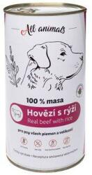 All Animals DOG darált marhahús rizzsel 1200g - alfadog24