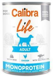 Calibra Dog Life Cons. Felnőtt csirke rizzsel 400g