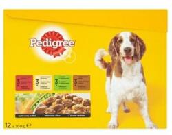 PEDIGREE PEDIGREE pocket dog ADULT MP HD+kukorica+zöld. & HD+ zel. & pulyka + sárgarépa 12x100 g