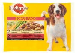 PEDIGREE PEDIGREE kapszulás kutya ADULT Multipack csirke és zöldség és marhahús és zöldség gyümölcslében 4 x 100 g