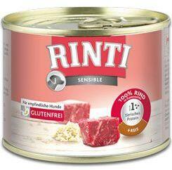 RINTI Dog Sensible marhahús + rizs konzerv 185g