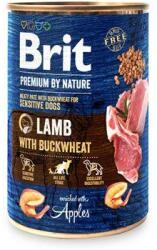 Brit Premium Dog by Nature konzerv bárány és hajdina 400g