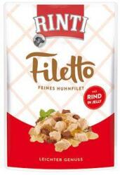 RINTI Dog Filetto zseb csirke+marhahús zselében 100g