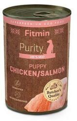 Fitmin dog Purity konzervdoboz PUPPY salm&chicken 400g