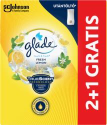 Glade Touch & Fresh Fresh Lemon koncentrált aeroszolos légfrissítő utántöltő 3 x 10 ml (30 ml)