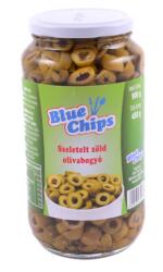 Blue Chips zöld szeletelt olivabogyó 900g