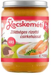 Kecskeméti bébiétel zöldséges rizottó csirkehússal 5 hónapos kórtól 190 g