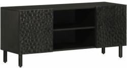 vidaXL fekete tömör mangófa TV-szekrény 105 x 33 x 46 cm (356819)