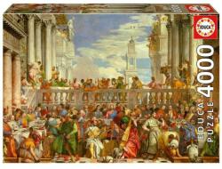 Educa 19949 - The wedding at Cana - Paolo Veronese - 4000 db-os puzzle