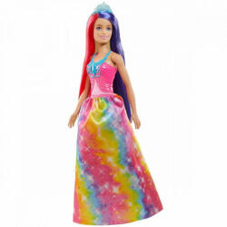 Mattel Barbie Dreamtopia: Varázslatos frizura baba - hercegnő GTF37