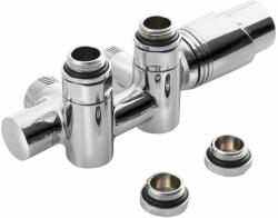 Bruckner Bruckner, WICHER COMBI termosztatikus csatlakozókészlet központi csatlakozáshoz 50mm, króm, 600.331. 1 (600.331.1)
