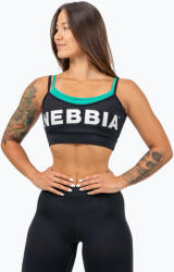 NEBBIA Flex fekete fitness melltartó