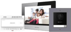 Hikvision KIT videointerfon 2 fire pentru 1 familie, monitor 7 inch, Alarma - Hikvision - DS-KIS702Y SafetyGuard Surveillance