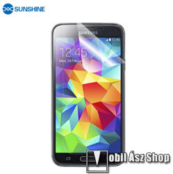 SUNSHINE Hydrogel TPU képernyővédő fólia - Ultra Clear, ÖNREGENERÁLÓ! - 1db, a teljes képernyőt védi - SAMSUNG Galaxy S5 mini (SM-G800) (SUNS275023)