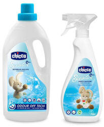 Chicco Gyermek mosószer Sensitive 1, 5 l + Folteltávolító Sensitive 500 ml - vital24