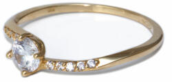 Ékszershop Köves arany eljegyzési gyűrű (1251097)