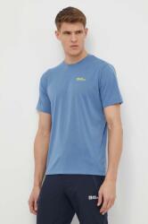 Jack Wolfskin sportos póló Vonnan sima - kék XL
