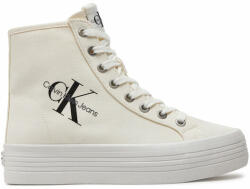 Calvin Klein Sneakers Calvin Klein Jeans Vulcanized Flatform Mid Cut YW0YW00646 Bright White YAF