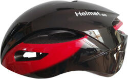 Helmet66 kerékpáros országúti sisak fekete/piros