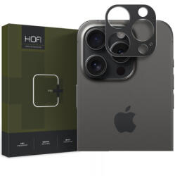 HOFI Alucam Pro üvegfólia kamerára iPhone 15 Pro / 15 Pro Max, fekete