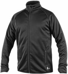CXS Hanorac de bărbați cu fermoar TORONTO - Neagră / neagră | 5XL (1520-004-800-99)