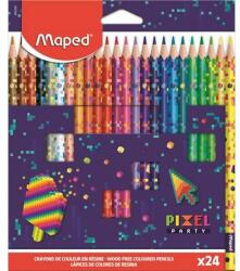 Maped Színes ceruza 24 Maped háromszögletű, Pixel Party