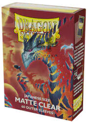 Dragon Shield Matte Outer Sleeves - Japanese Size - Clear - Átlátszó (60db/csomag)