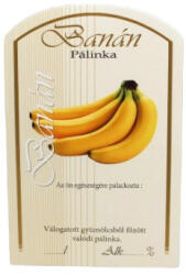 Pálinkás címke - Banán (nagy) (410-00090)