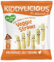  Kiddylicious Zöldségrudacskák tejfölös és metélőhagymás ízesítéssel (9x12g)