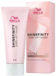 Wella Vopsea de Par Demi-permanenta - Shinefinity Zero Lift Glaze 06/02 Blond Natural Mat Inchis 60ml - Wella