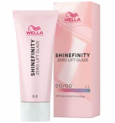 Wella Vopsea de Par Demi-permanenta - Shinefinity Zero Lift Glaze 00/00 Transparent 60ml - Wella