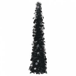 vidaXL Fekete pop-up PET műkarácsonyfa 120 cm (320985)