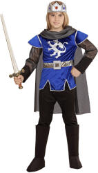 Widmann Costum rege arthur albastru - 5 - 7 ani / 128 cm Costum bal mascat copii