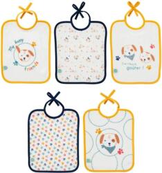 Babycalin Комплект лигавници Babycalin - Toutou, 5 броя, 20 х 25 cm (BBC201444) - baby