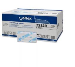 Celtex V Smart hajtogatott kéztörlő, cellulóz, 2 réteg, 15x200 lap, (3000 lap/karton) 72129