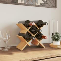  Raft de vin, pentru 5 sticle, 41x15x25 cm, bambus (373373) Suport sticla vin