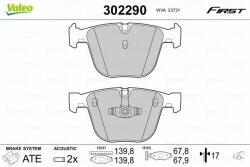 VALEO set placute frana, frana disc VALEO ESSENTIAL 302290 (302290)