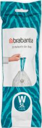 Brabantia PerfectFit szemeteszsák, W méret, 5L, 20 zsák/tekercs - 116681 (116681)