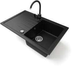 NERO Eris + High-arc Faucet + dispenser mat black