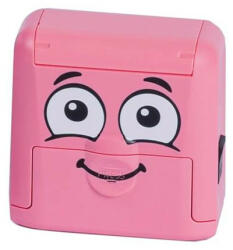 COLOP Bélyegző textilhez, kirakós COLOP "Marky", pink ház, fekete párnával (RC01510602) - iroszer24