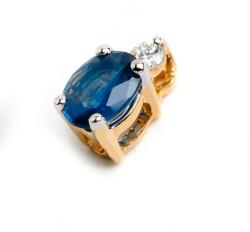 Royal Jewellers Pandantiv din aur cu safir și diamant